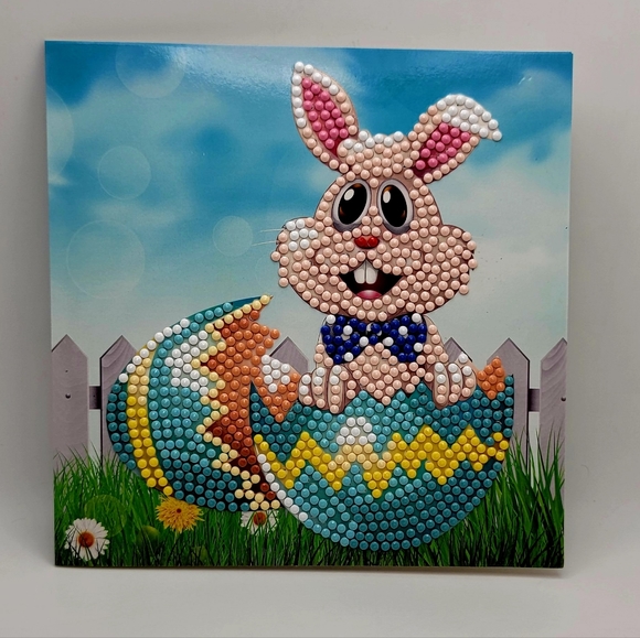 Happy Easter Card Bunny in Egg - Picture 6 of 6